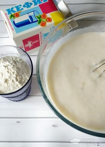 Рецепт: Банановые оладьи - с маком и ванилью