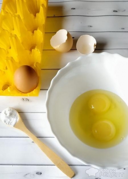 Рецепт: Банановые оладьи - с маком и ванилью