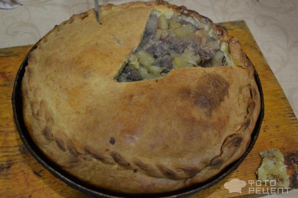 Рецепт: Большой бэлиш - Зур бэлиш - татарская кухня для большой семьи!