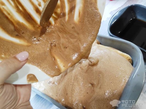 Рецепт: Десерт "Тирамису" - С шоколадным маскарпоне, без алкоголя!