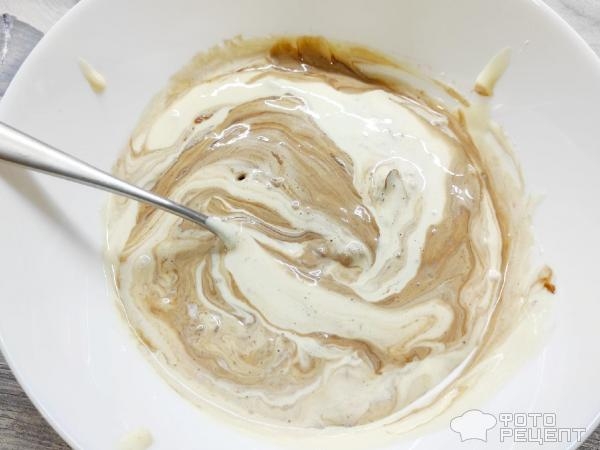 Рецепт: Десерт "Тирамису" - С шоколадным маскарпоне, без алкоголя!