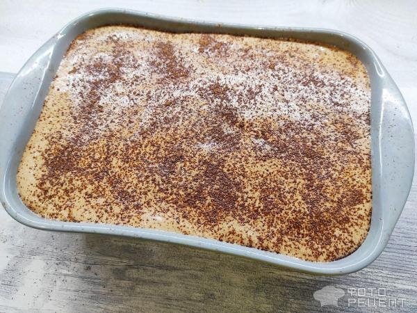 Рецепт: Десерт "Тирамису" - С шоколадным маскарпоне, без алкоголя!