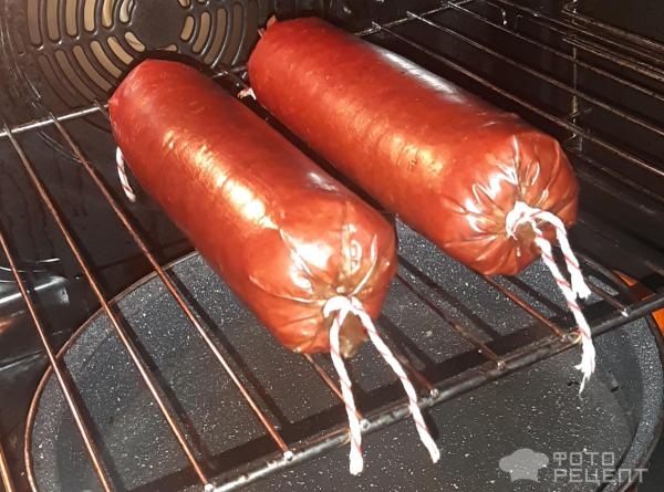 Рецепт: Колбаса ветчинная рубленная - колбаса в домашних условиях