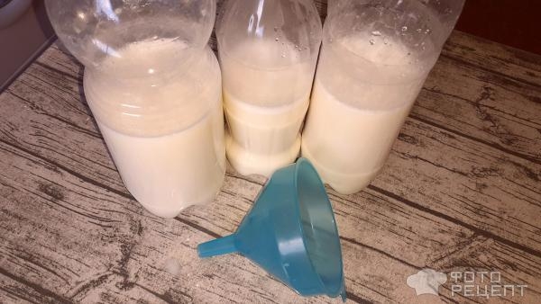 Рецепт: Кумыс в домашних условиях - из сгущенки и кефира Рецепт: Кумыс в домашних условиях - из сгущенки и кефира