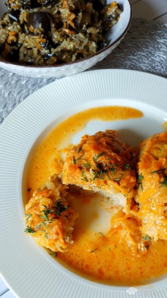 Рецепт: Ленивые голубцы по-домашнему - в духовке