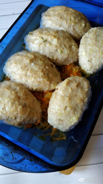 Рецепт: Ленивые голубцы по-домашнему - в духовке