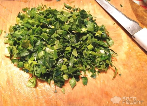 Рецепт: Лепешки с зеленью - женгялов хац - армянская лепёшка, вкусно и очень просто