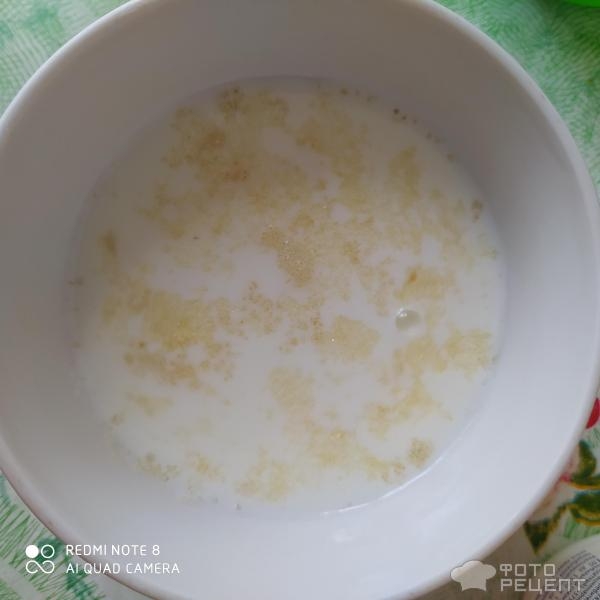 Рецепт: Малиновое суфле - Летний десерт, с творогом