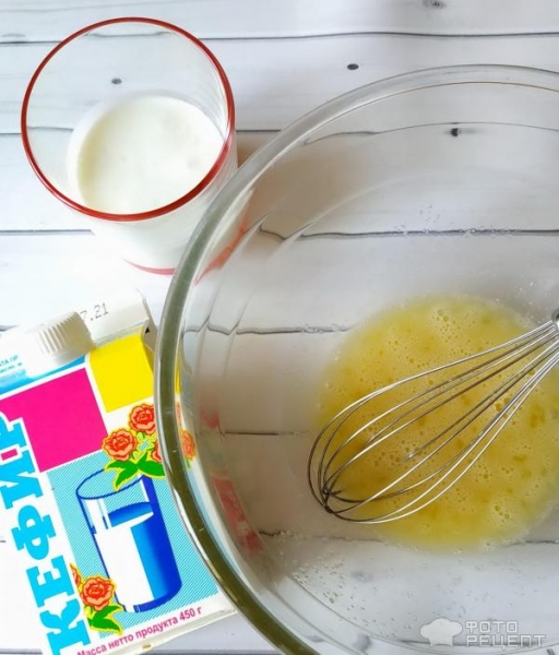 Рецепт: Печенье на кефире - печеньки-малышки