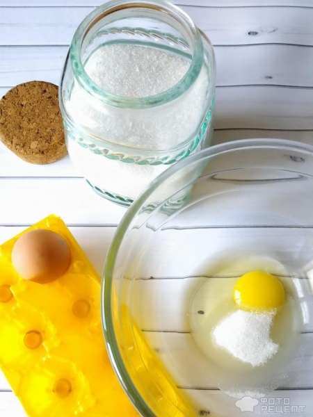 Рецепт: Печенье на кефире - печеньки-малышки