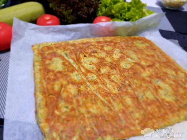 Рецепт: Рулет из кабачков - С начинкой на Ваш вкус!