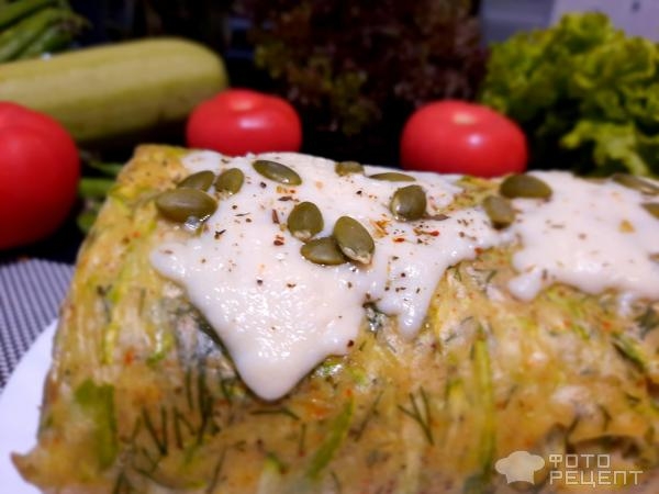 Рецепт: Рулет из кабачков - С начинкой на Ваш вкус!