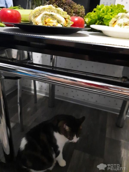 Рецепт: Рулет из кабачков - С начинкой на Ваш вкус!