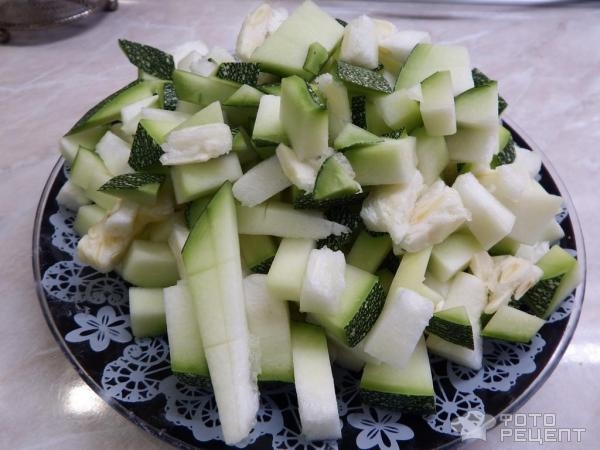 Рецепт: Суп из кабачка - Легкий супчик на мясном бульоне Рецепт: Суп из кабачка - Легкий супчик на мясном бульоне