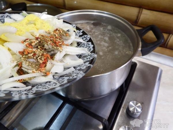 Рецепт: Суп из кабачка - Легкий супчик на мясном бульоне Рецепт: Суп из кабачка - Легкий супчик на мясном бульоне