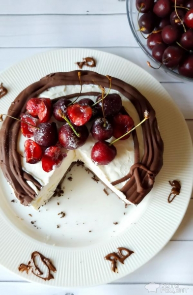 Рецепт: Торт-мороженое - вкус мороженного из детства