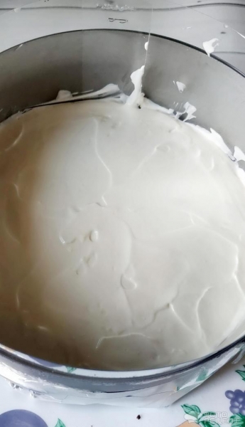 Рецепт: Торт-мороженое - вкус мороженного из детства