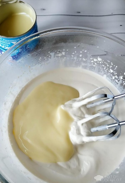 Рецепт: Торт-мороженое - вкус мороженного из детства