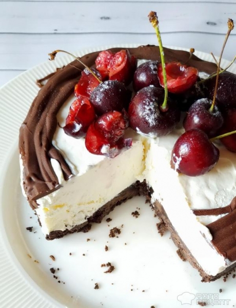 Рецепт: Торт-мороженое - вкус мороженного из детства