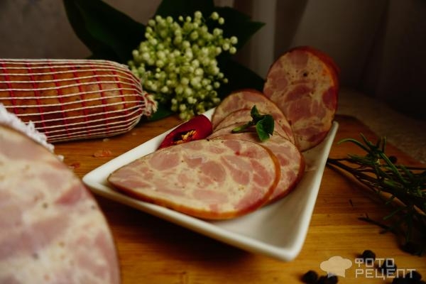 Рецепт: Ветчина из птицы - из индейки и курицы