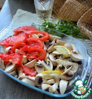 Скумбрия по-болгарски в винном соусе