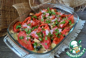 Скумбрия по-болгарски в винном соусе