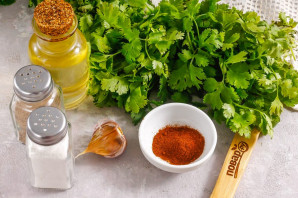 Соус из кинзы на зиму