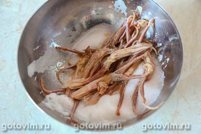 Утиные язычки с чесноком по-китайски