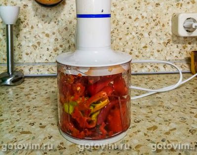 Закуска из острого перца к мясу