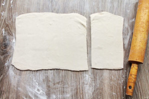 Пирог с ревенем и вишней