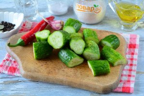 Огурцы "Под водочку" на зиму