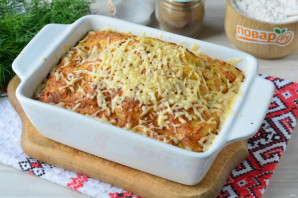 Овощной пирог из кабачков