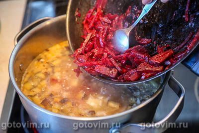 Южный борщ с баклажанами Южный борщ с баклажанами