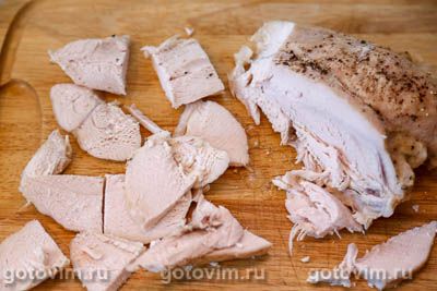 Пицца из готового слоеного теста с курицей, грибами и сыром Пицца из готового слоеного теста с курицей, грибами и сыром