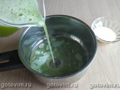 Желе из огурца к молодому картофелю