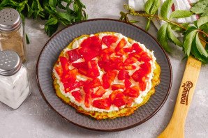 Кабачковый торт с творогом