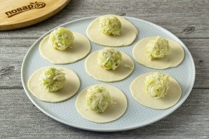 Пельмени с редькой