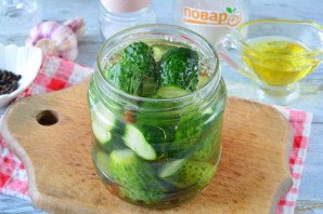 Огурцы "Под водочку" на зиму