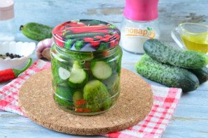 Огурцы "Под водочку" на зиму