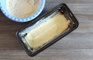 Творожный кекс с малиной