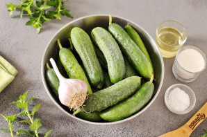 Огурцы по-польски дольками на зиму