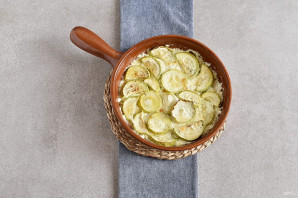 Кабачки в молоке