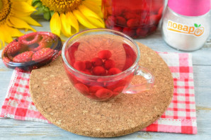 Компот из вишни без сахара на зиму