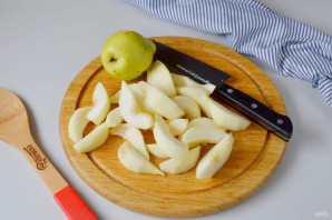 Бисквит с грушами