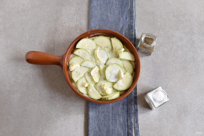 Кабачки в молоке