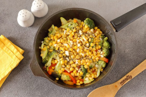 Соте из брокколи