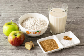 Гречневые оладьи с яблоком