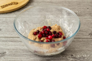 Протеиновое печенье с клюквой