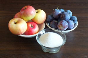 Яблочно-сливовый мармелад