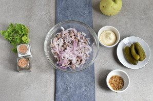 Салат из телятины